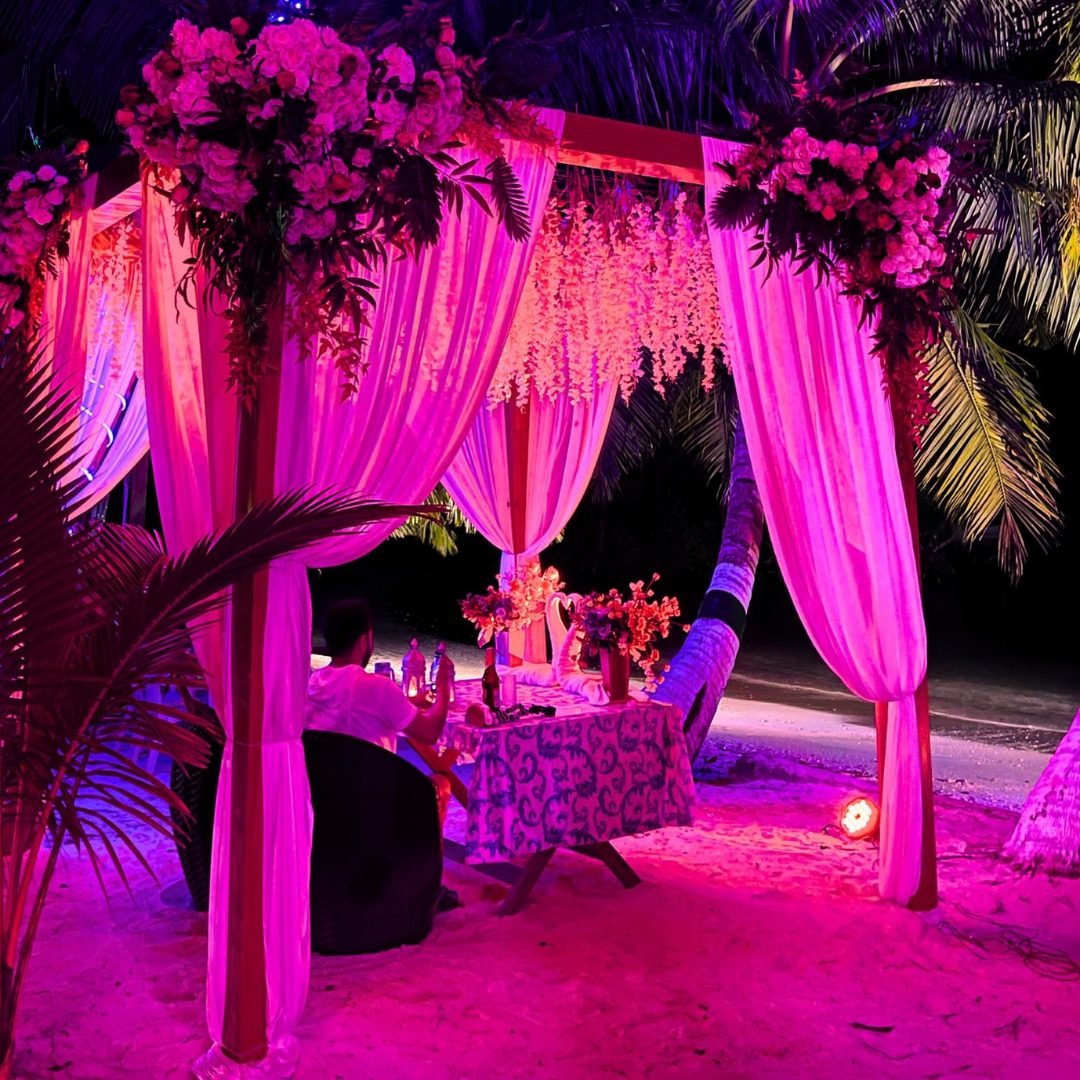 Anniversary Cake & Celebration Setup